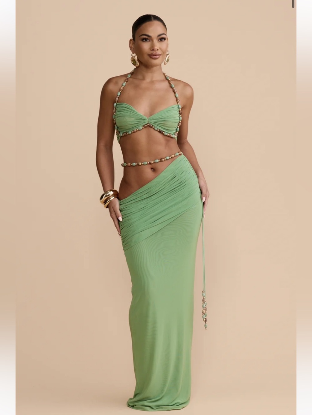 NWT! Absolutely stunning Melani the Label set in sage ✨xs✨